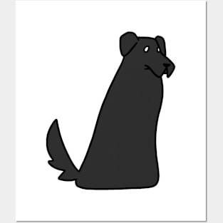 Black Lab Blob Posters and Art